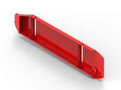 SR Side Channel - Weldment - LH Rear - Pegasus S5 SR [412-000-681]