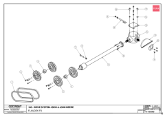 711 - Flaildek FX 185 - Drive System - Iseki & JD - Biloc