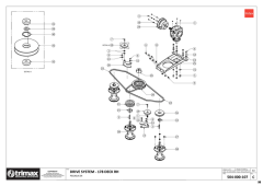 727 - Pegasus S4 493 - Drive System 178 RH - Taper Pulley