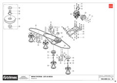 727 - Pegasus S4 610 - Drive System 237 LH - Taper Pulley