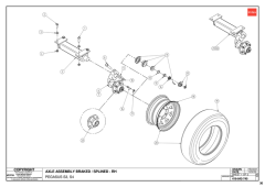 727 - Pegasus S4 - Axle Assembly