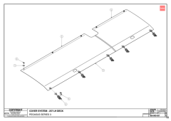 727 - Pegasus S3 - COVER SYSTEM - 237 LH DECK - 506-000-057A
