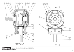 753 - Warlord S3 235 - Counter Rotation Gearbox LH Offset