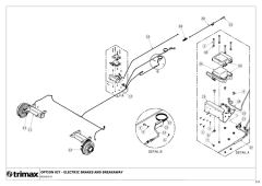 781 - Pegasus S5 610 - Electric Brake Kit and Breakaway - Option