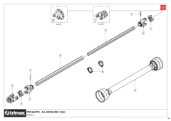 781 - Pegasus S5 722 - PTO Shaft All Decks