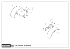 781 - Pegasus S5 722 - Turf Mudguards Incl. Mounting