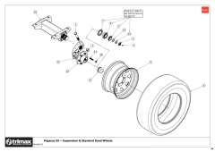 781 - Pegasus S5 722 - Suspension & Standard Road Wheels