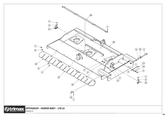 781 - Pegasus S5 OptiAdjust 493 - Mower Body Assembly 178 LH