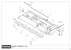 781 - Pegasus S5 OptiAdjust 610 - Mower Body Assembly 237 LH
