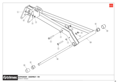 781 - Pegasus S5 OptiAdjust 610 - Outrigger Assembly RH