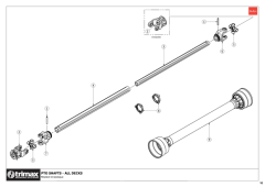 781 - Pegasus S5 OptiAdjust 610 - PTO Shaft All Decks
