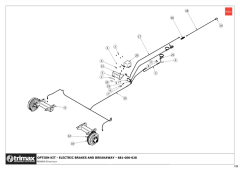 781 - Pegasus S5 OptiAdjust V2 493 - Electric Brake Kit and Breakaway - Option