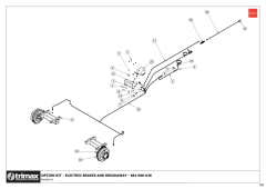 781 - Pegasus S5 SR 493 - Electric Brake Kit and Breakaway - Option