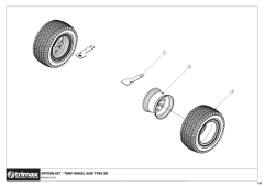 781 - Pegasus S5 SR 493 - Turf Wheel - Option