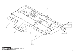 781 - Pegasus S5 SR 610 - Mower Body Assembly 237 LH