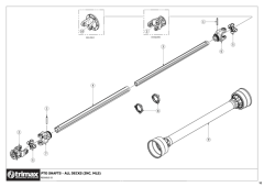 781 - Pegasus S5 SR 610 - PTO Shaft All Decks