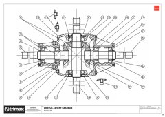 781 - Pegasus S5 SR 722 - Gearbox 4 Way - Chassis