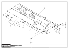 781 - Pegasus S5 SR 722 - Mower Body Assembly 290 LH