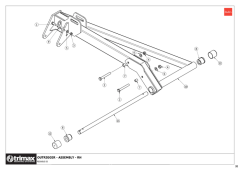 781 - Pegasus S5 SR 722 - Outrigger Assembly RH